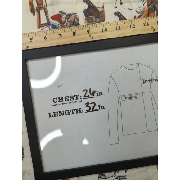 Womens 4XL Equestrian Horse Rider Button Blouse Tunic Long Sleeve Plus Size - Picture 6 of 12